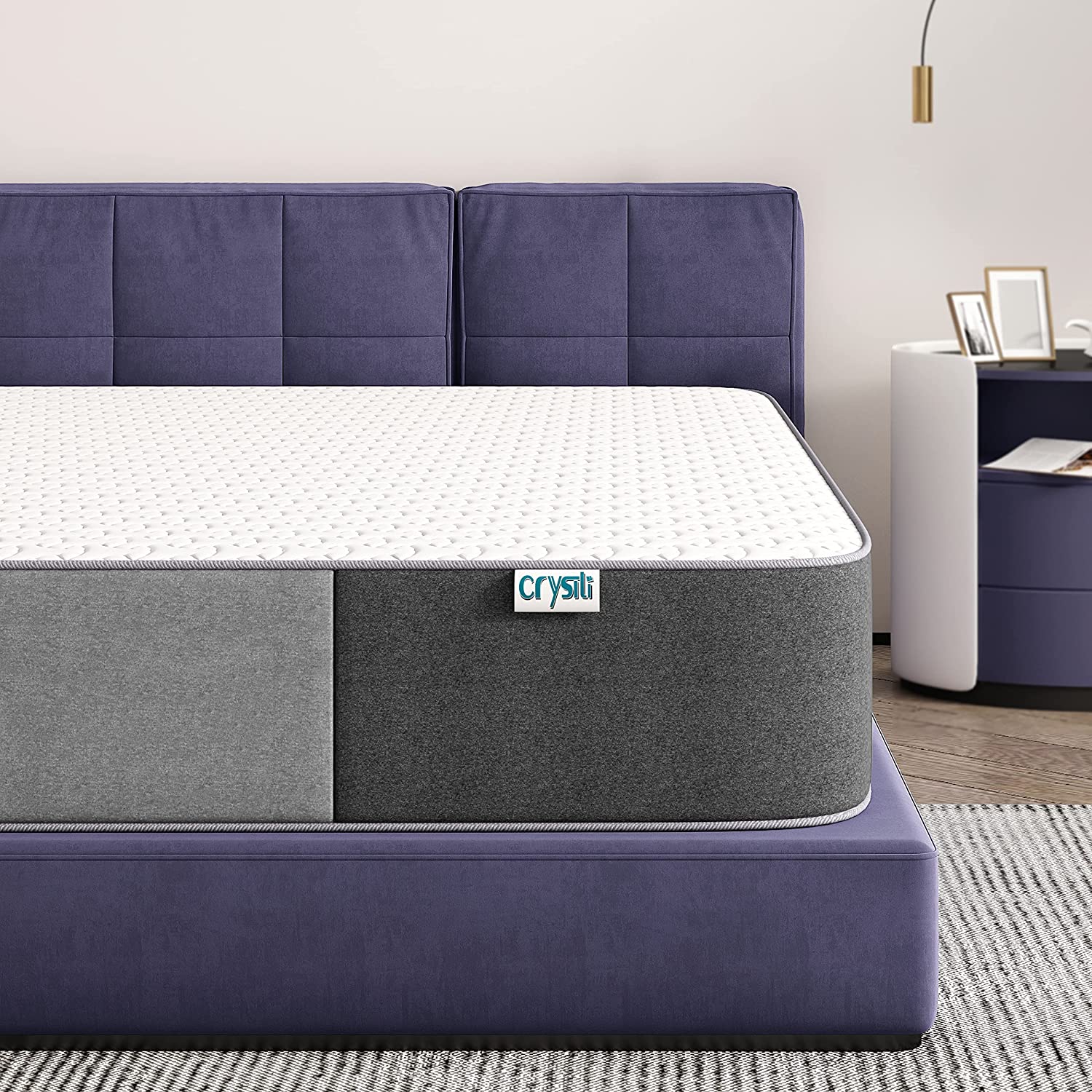 Crystli Responsive Memory Foam Hybrid Innerspring Mattress（CA）